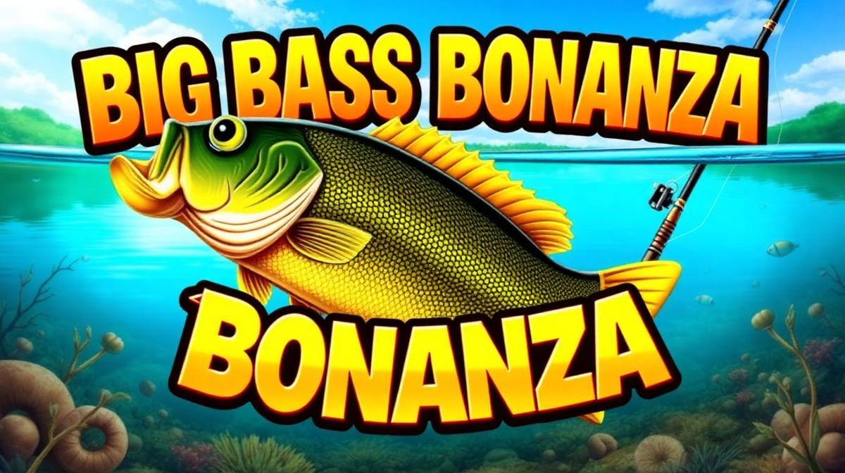 Big Bass Bonanza gameplay with fishing-themed symbols and serene lake background