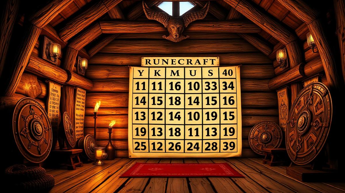 Viking Runecraft Bingo gameplay with Norse-themed bingo cards and drawn ball numbers